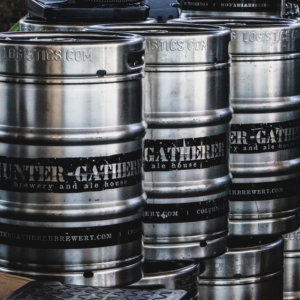 Image of hunter-gatherer brewery casks